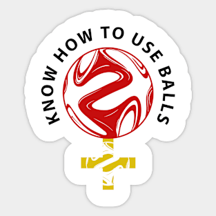 Know How To Use Balls | Germany Women's Soccer Sticker